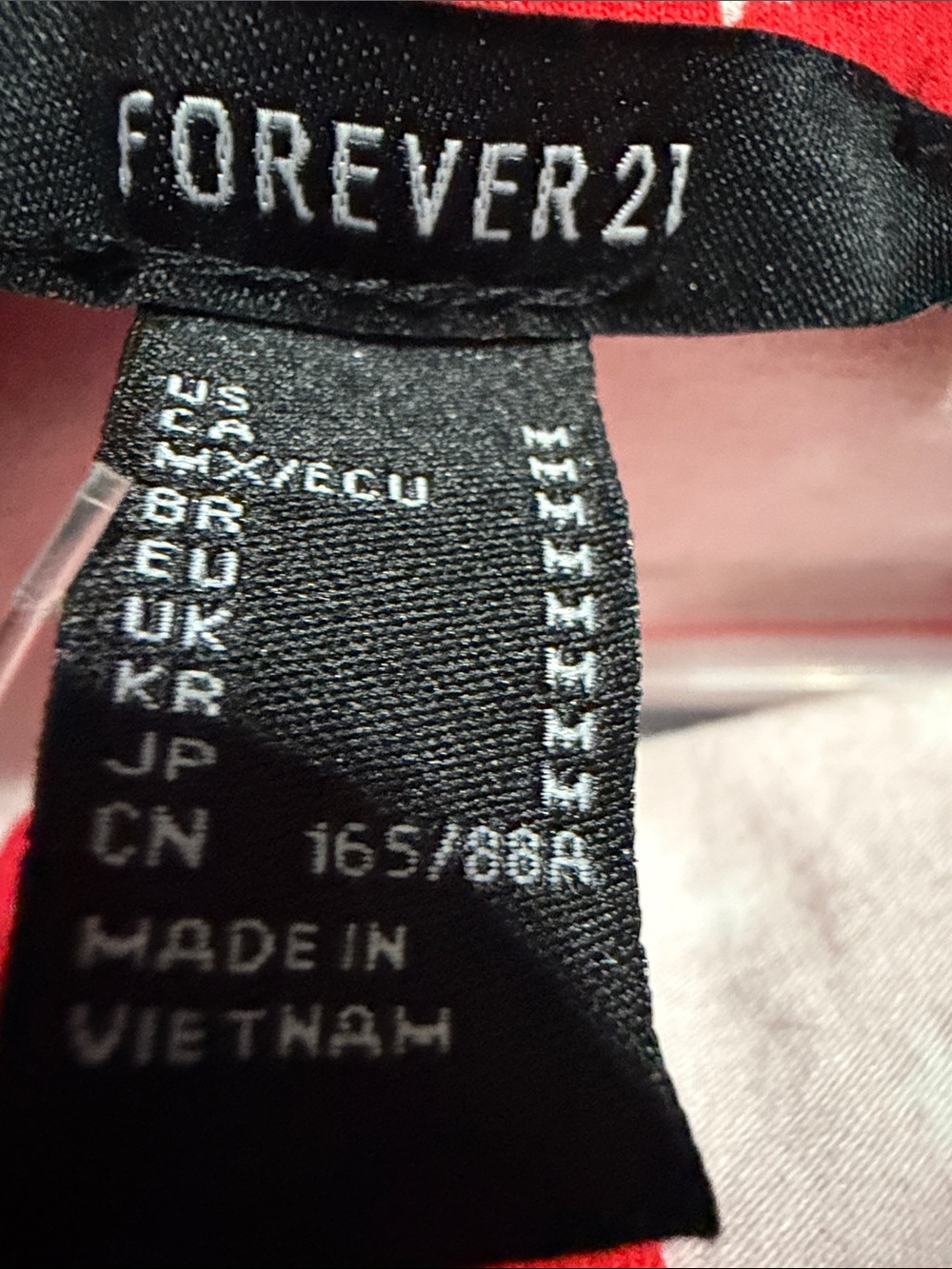 Forever 21 Red Top with White Star Print - Picture 3 of 12
